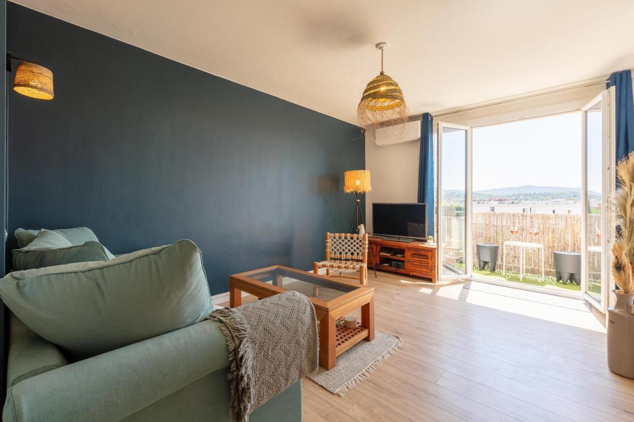 Le Blue Sea - Appt Classe 3 Etoiles A 650M De La Plage 르 라방두 외부 사진