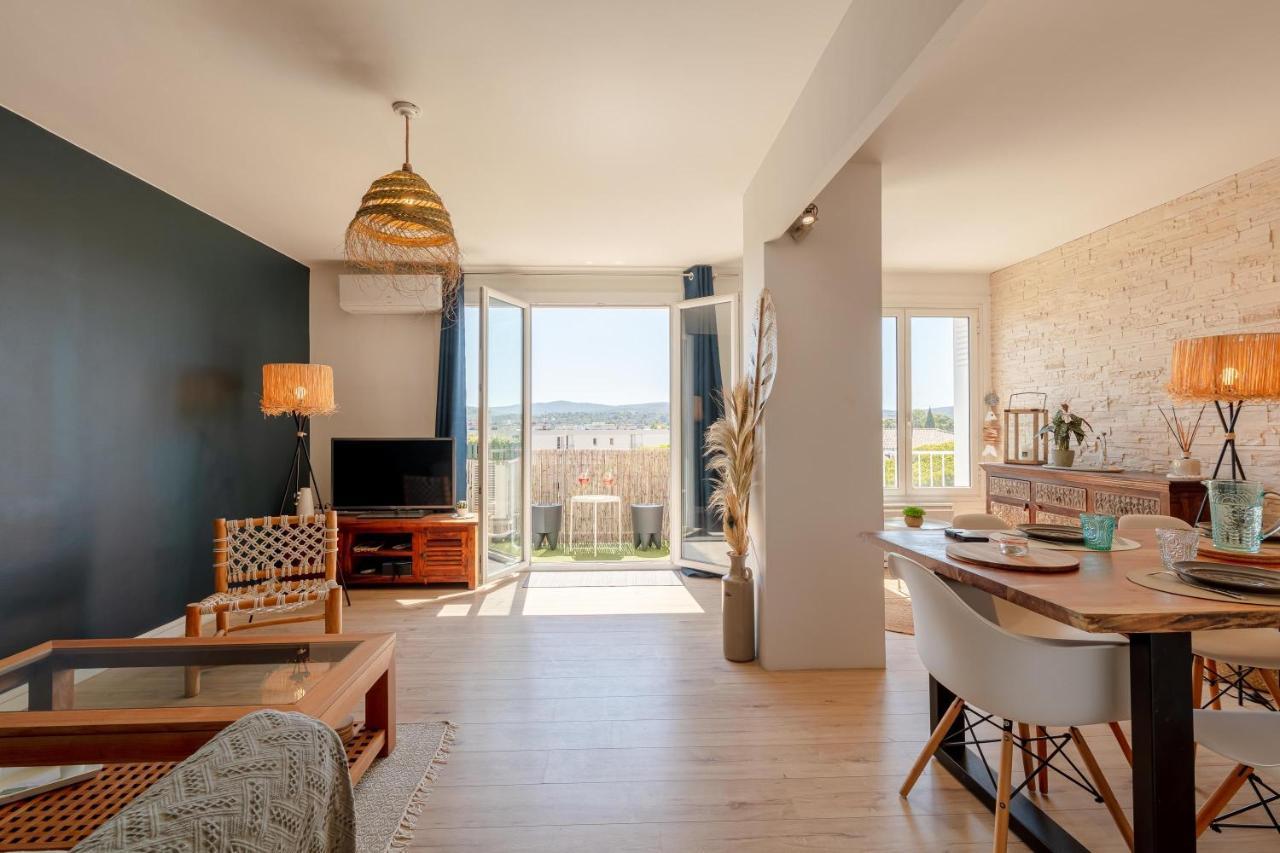 Le Blue Sea - Appt Classe 3 Etoiles A 650M De La Plage 르 라방두 외부 사진