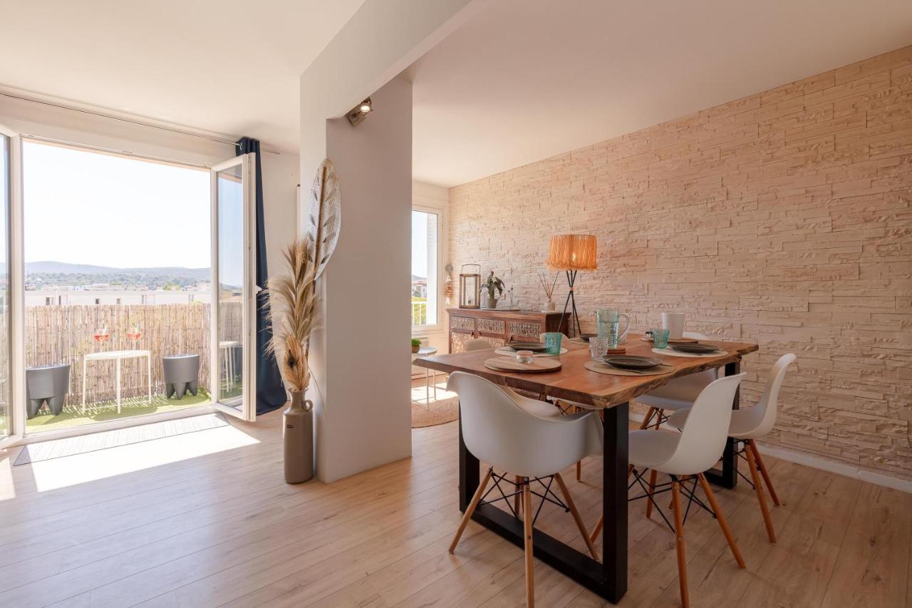 Le Blue Sea - Appt Classe 3 Etoiles A 650M De La Plage 르 라방두 외부 사진
